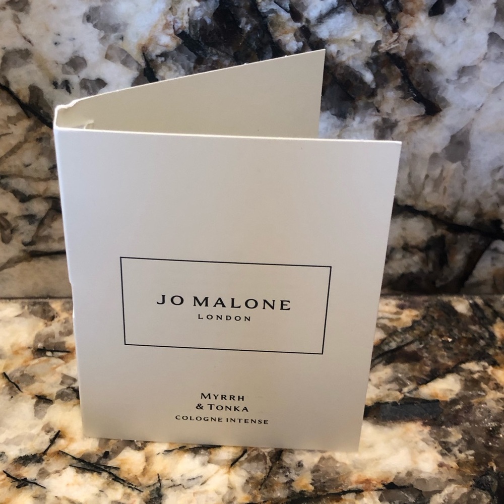 Jo Malone Myrrh & Tonka Unisex Sample Vial Spray Card